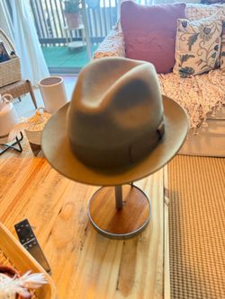 Ramenzoni 100% Hare Fur Felt Fedora – Size 57/M – Made in Brazil