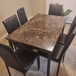 Table With 6 Chairs