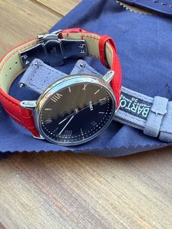 Timex Southview 41mm TW2R28600 Black Dial Roman Numeral Watch with 2 Straps