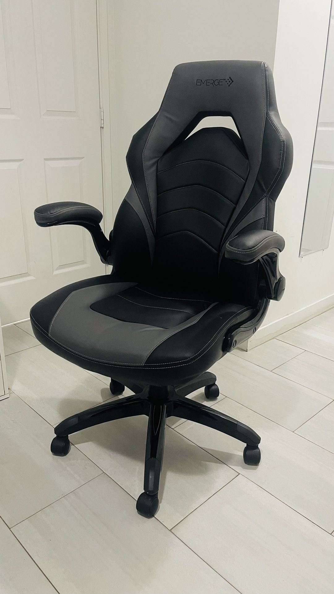 STAPLES Gaming Chair Black and Grey