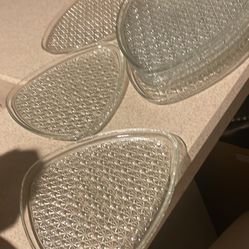 8 Beautiful Clear Design Plates