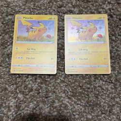 2 Pikachu Sword And Shield Holo Promo