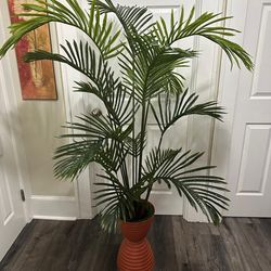 63" Handmade Artificial Palm Tree in Modern Pot