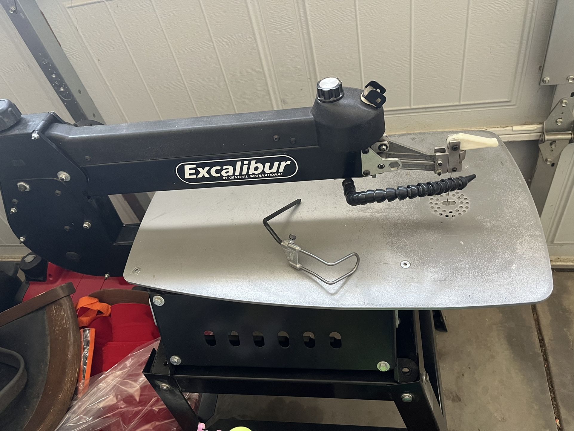 Excalibur 21'' Scroll Saw with Foot Switch and Open Stand for Sale in