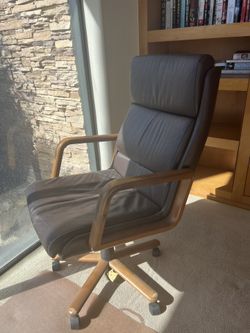 Office Chair And Plastic Mat