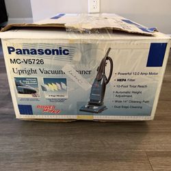 New Panasonic MC-V5726 Upright Vacuum Cleaner , Power Wave, Hepa, Rare