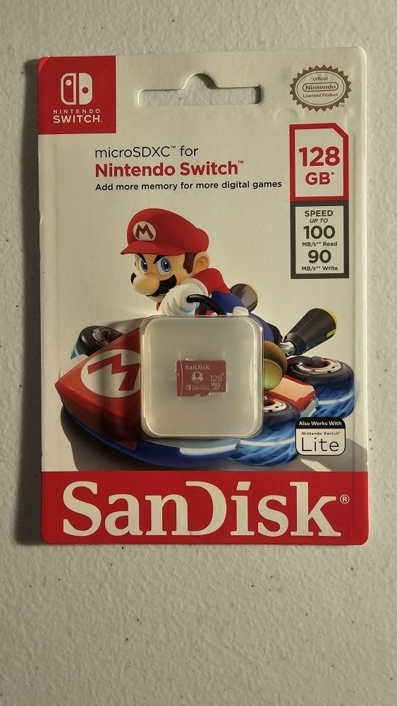 SanDisk 128 GB Micro SDXC for Nintendo Switch