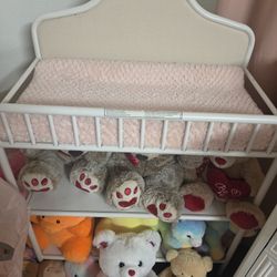 Bed And The accessories And The Diapers Change  