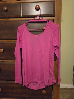 Pink Long Sleeve Athletic Top