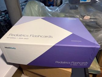 Pediatric Medstudy Flash Cards 2024-2025 Edition 11th Edition