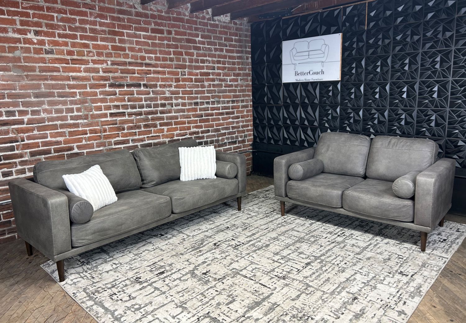 Free Delivery MCM sofa loveseat couch set