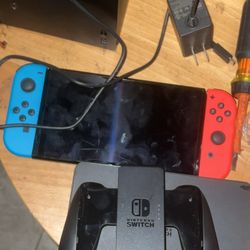 Switch Oled With The Mario Game Built In