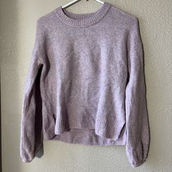 Madewell Purple Sweater Merino Wool size XXS