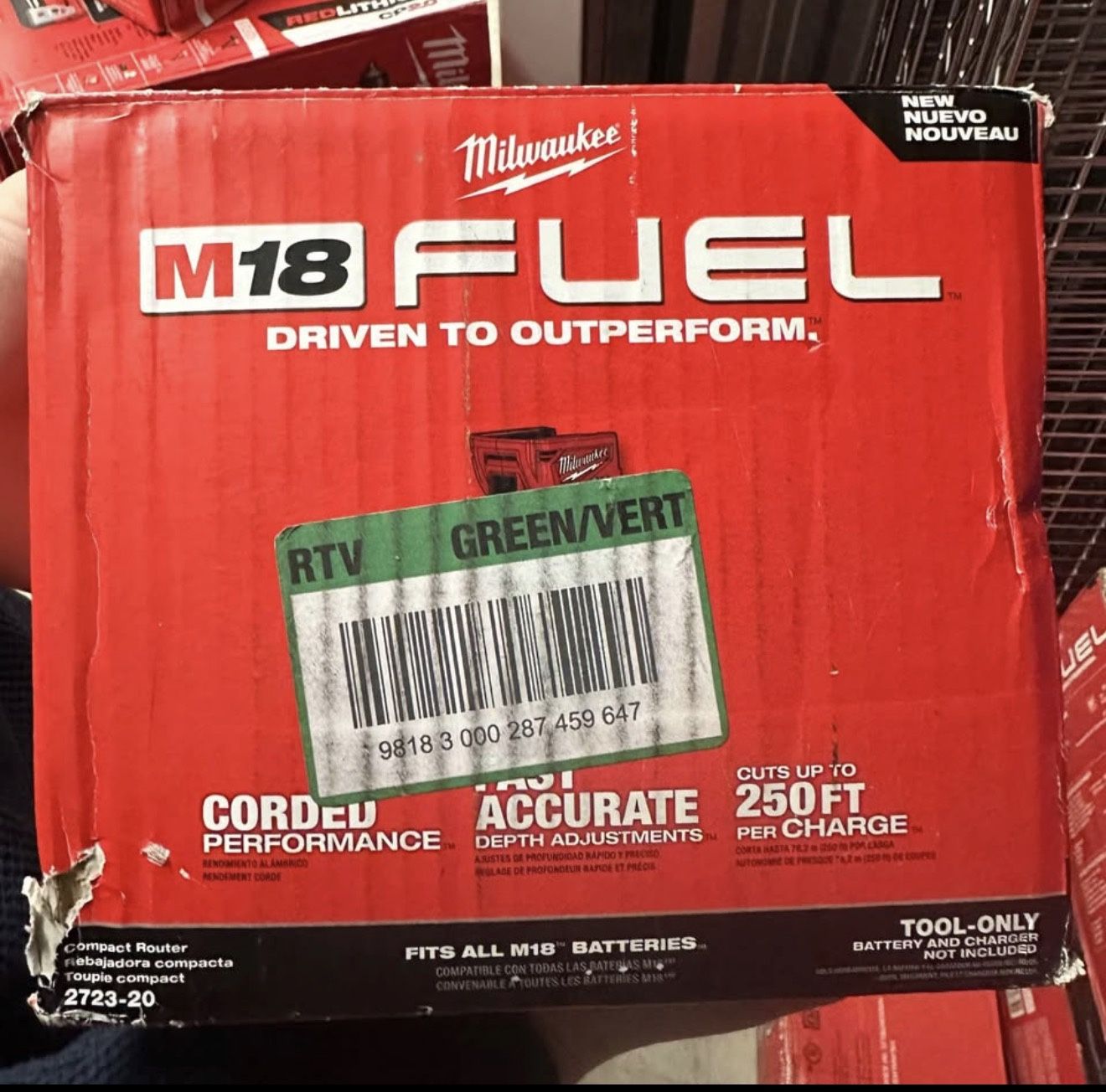 Milwaukee Brushless Cordless Compact Router (Tool-Only)