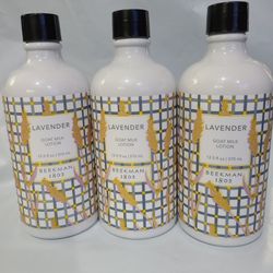 Beekman Lavender Lotion X 3 