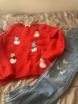 10 Years Girl Sweater And Jean