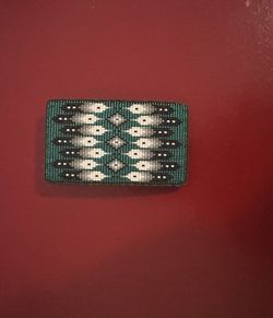 Beaded Belt Buckle