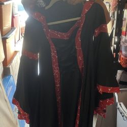 Womens witch halloween costume dress
