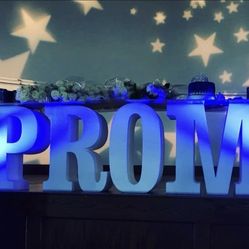 PROM Table Letters!