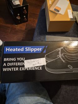 Heated slippers