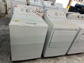 GE Top Load Washer and Dryer Set