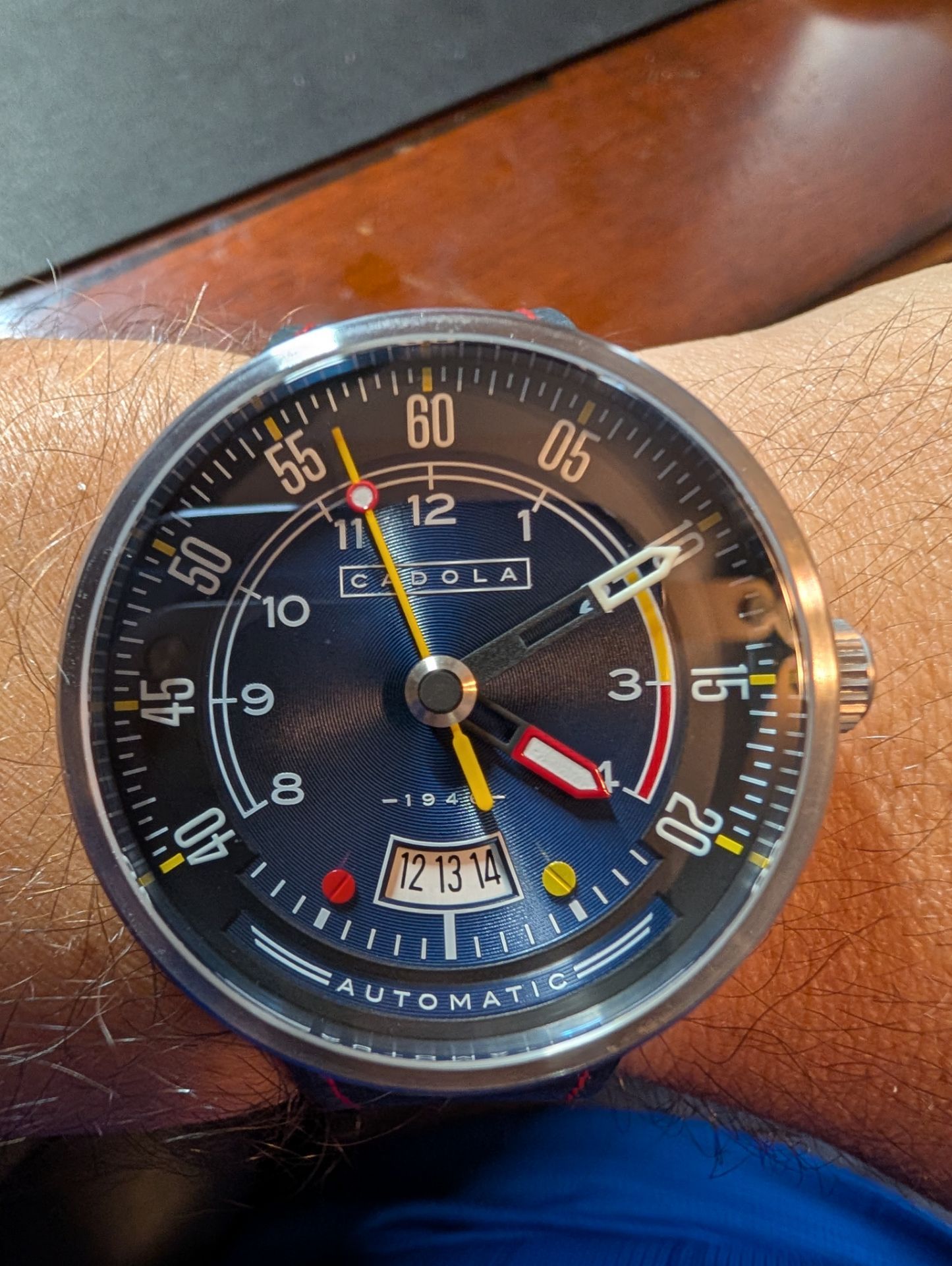 Cadola Automatic Racing Watch – Sapphire Crystal – Amazing Lume – Unique Motorsport Style
