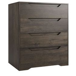 HOSTACK Dark Brown Dresser