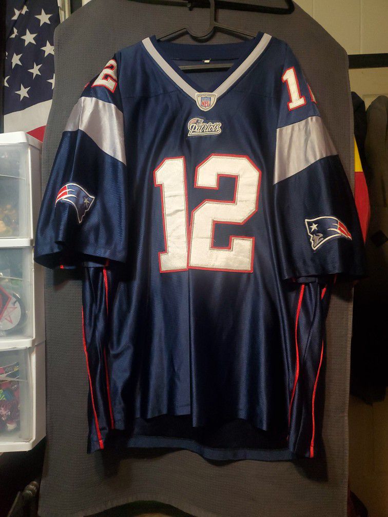 Vintage  Brady #12 New England Patriots Jersey 