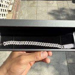 Lab Diamond Cuban Bracelets 