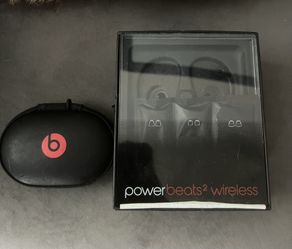 Beats Powerbeats² Wireless Headphones – Good Condition w/ Case & Box