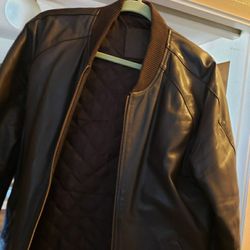 ASOS Brown Leather Jacket