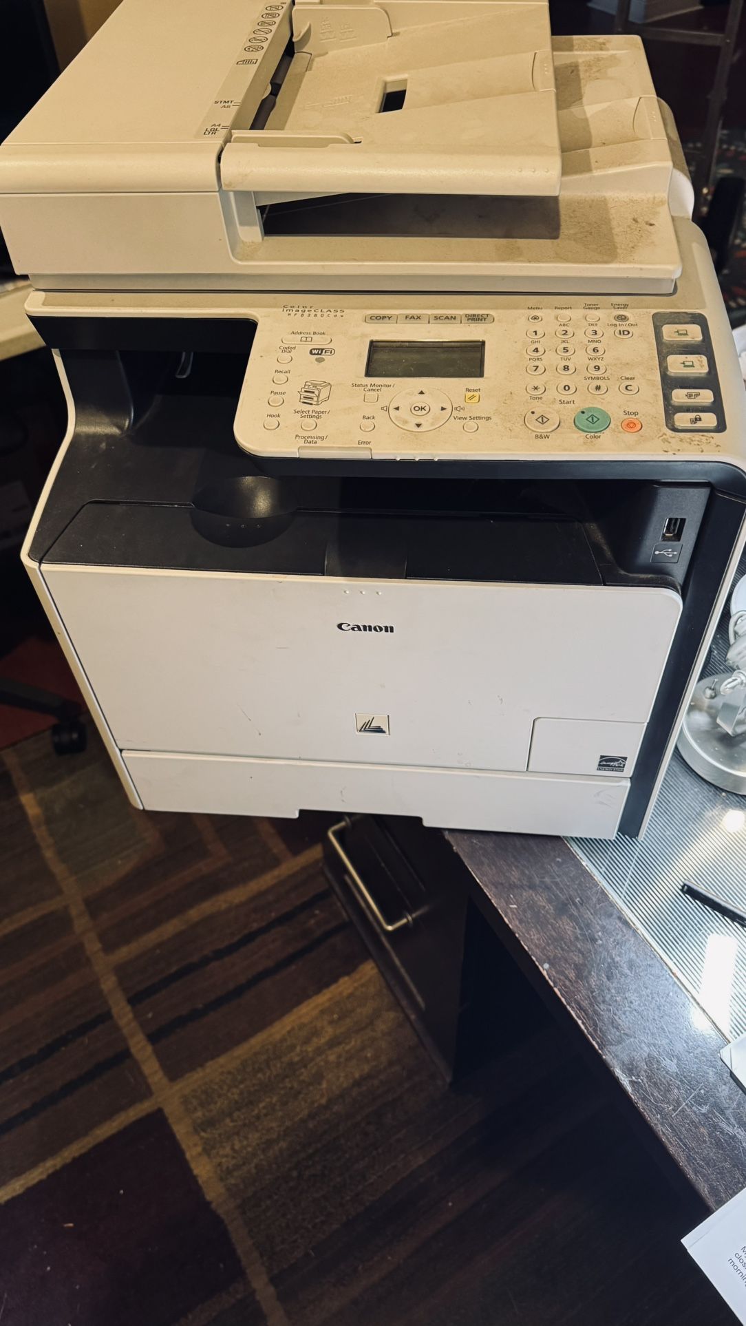 Canon 8380Cdw All In One Printer Scanner Copier Fax Color