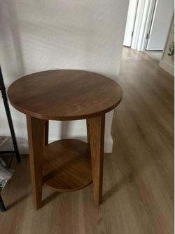 Wooden side table