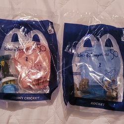 Mcdonalds Disney World 50 Jiminy Cricket And Rocket