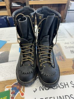 Fire Fighter Boots Job master × 1 Black / 9.5 / D (Medium)