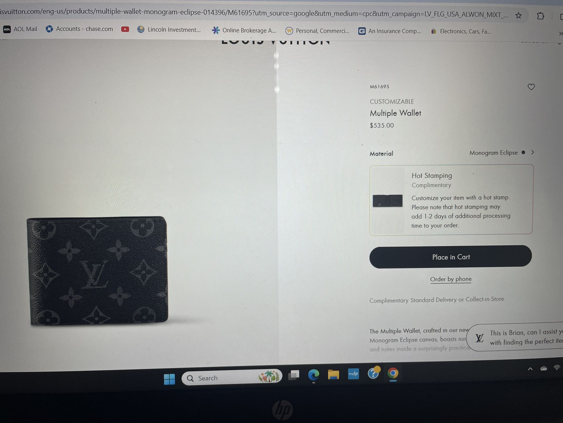 Louis Vuitton Mens Wallet
