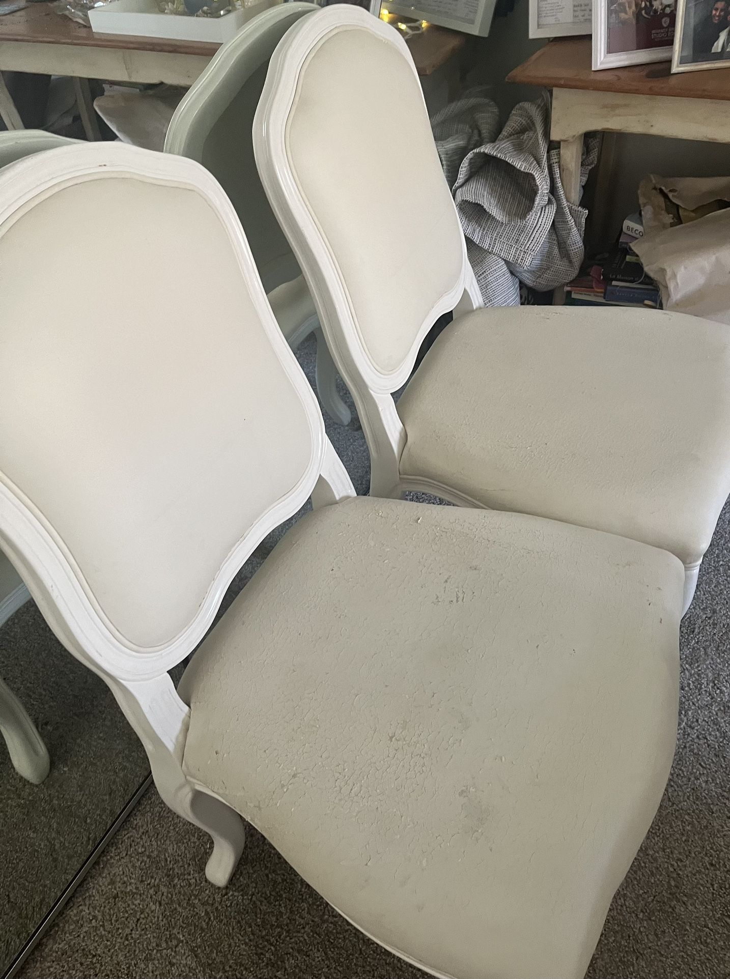 FREE Set Of 6 French Style Dining Chairs