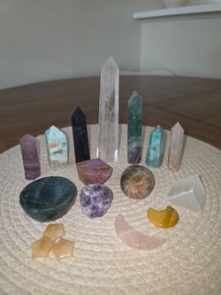 Assorted Crystals and Stone