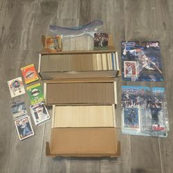 Baseball & Football (Hockey) Trading Card lot topps fleer donruss score leaf +