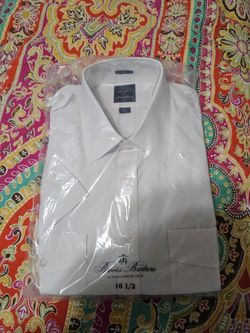 Men's Brooks Brothers White Dress Button Down Shirt