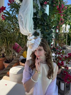 Royal /bridal And Occasional Hat / Handmade