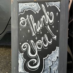 Wedding chalkboard signs