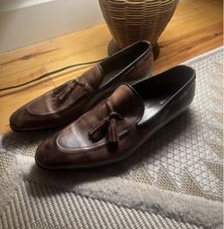 Tom Ford Men’s Leather Tassel Loafers – Made in Italy (Size 11,5)