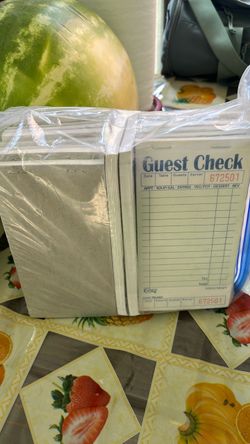 Guest check book 19 count new I pay 25