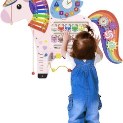 Unicorn Sensory Wall Panel for Kids 