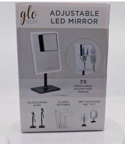 glo TECH Adjustable LED Mirror