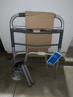 ProBasics Aluminum Walker With Wheels