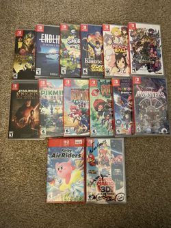 NINTENDO SWITCH GAMES LOT BRAND NEW SEALED