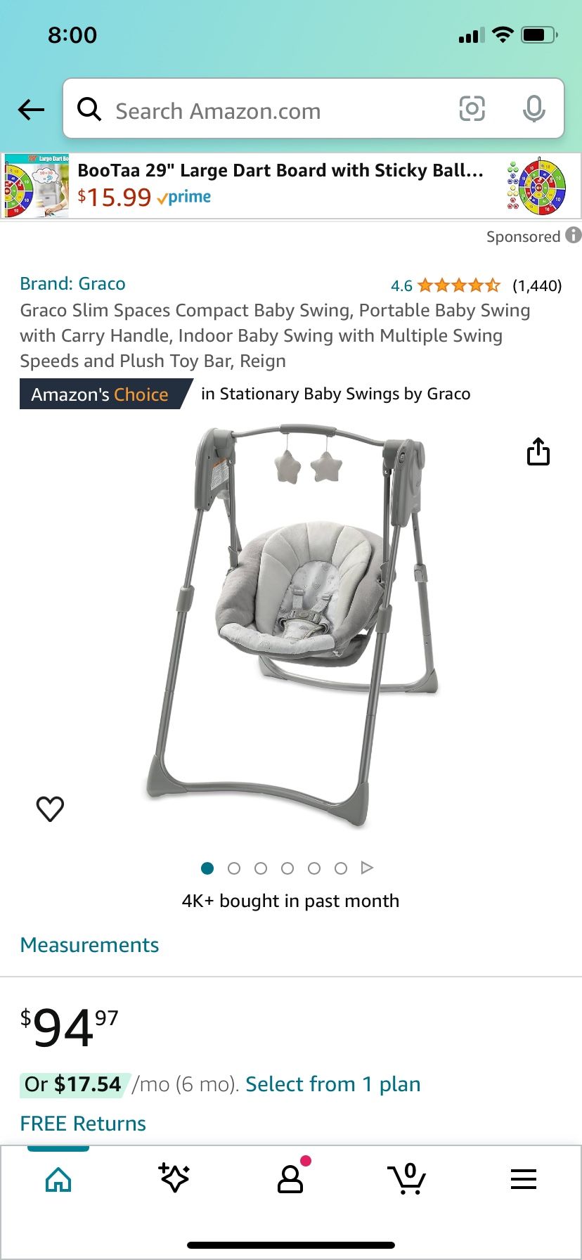 Graco Baby Swing 