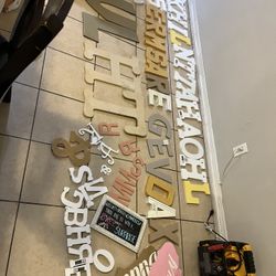 Letters For Wall 